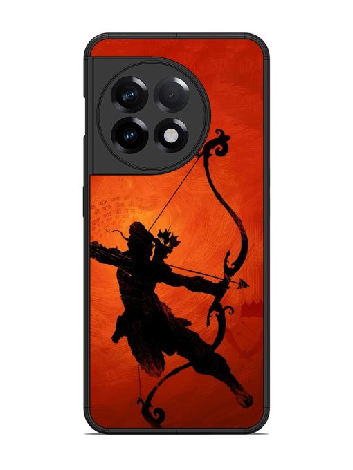 Illustration Lord Rama Glossy Metal Phone Cover for Oneplus 11R (5G) Zapvi