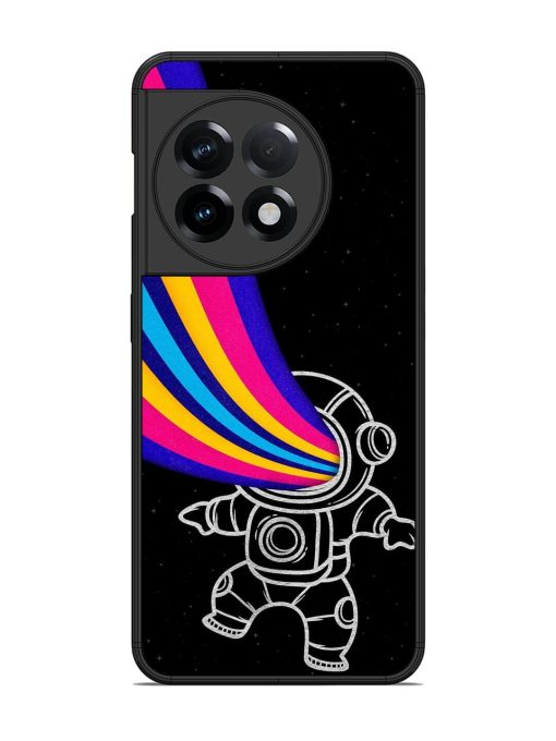 Astronaut Glossy Metal TPU Phone Cover for Oneplus 11R (5G) Zapvi