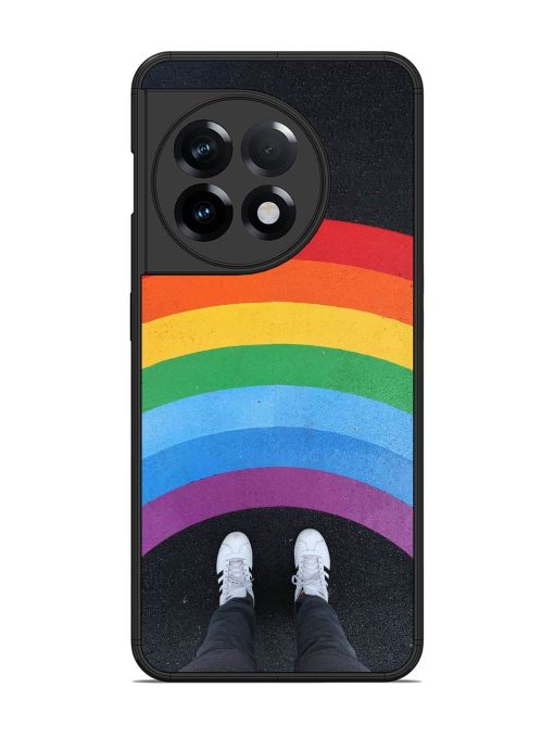 Legs Rainbow Glossy Metal TPU Phone Cover for Oneplus 11R (5G) Zapvi