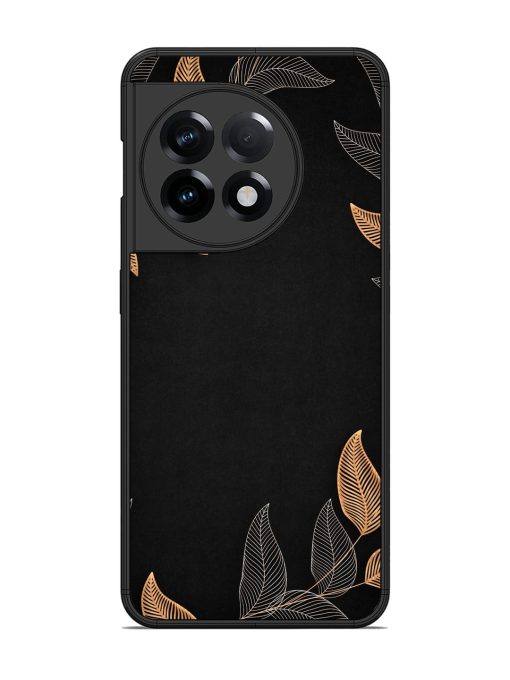 Foliage Art Glossy Metal Phone Cover for Oneplus 11R (5G) Zapvi