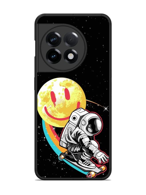 Astronaut Art Glossy Metal Phone Cover for Oneplus 11R (5G) Zapvi