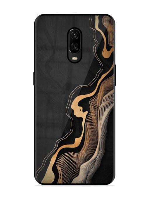 Abstract Art Glossy Metal TPU Phone Cover for Oneplus 6T Zapvi