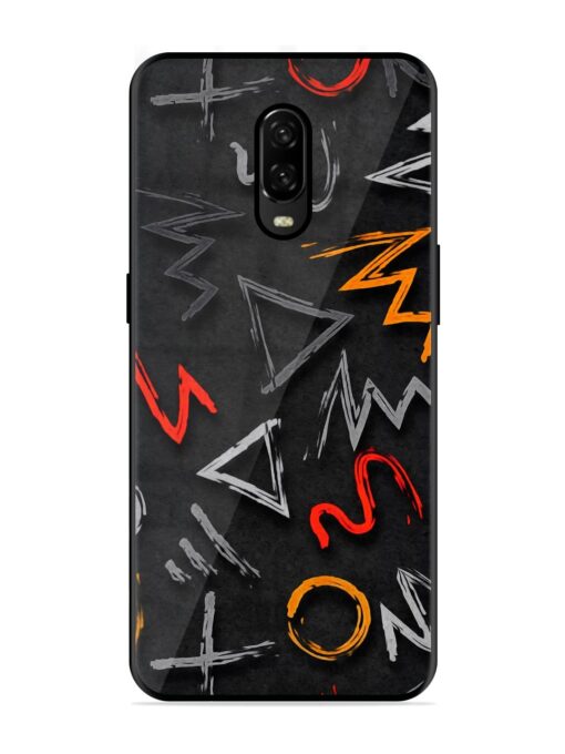 Grungy Graffiti Glossy Metal Phone Cover for Oneplus 6T Zapvi