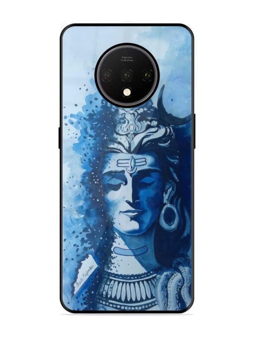 Shiv Art Glossy Metal Phone Cover for Oneplus 7T Zapvi