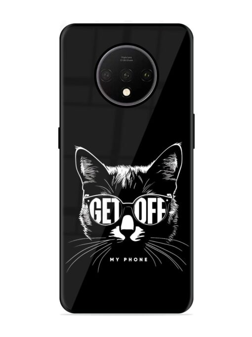 Get Off Glossy Metal TPU Phone Cover for Oneplus 7T Zapvi