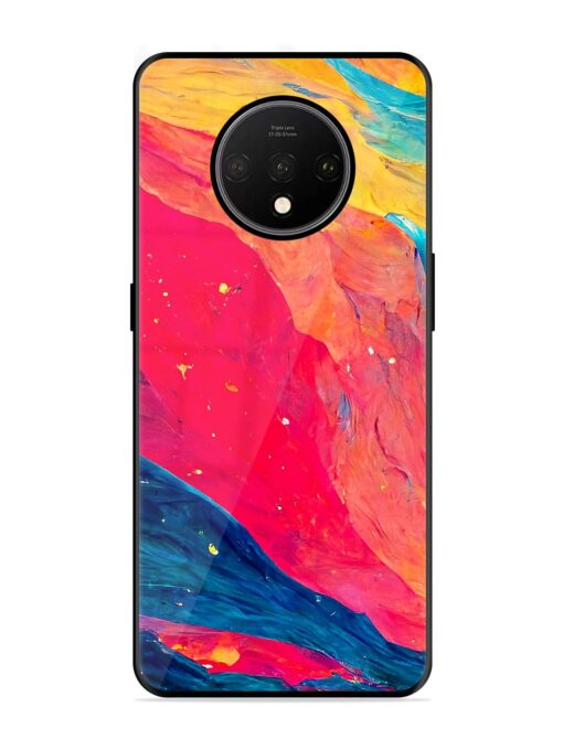 Starry Night Glossy Metal Phone Cover for Oneplus 7T Zapvi