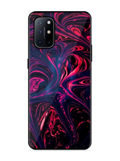 Abstract Background Glossy Metal Phone Cover for Oneplus 8T (5G) Zapvi