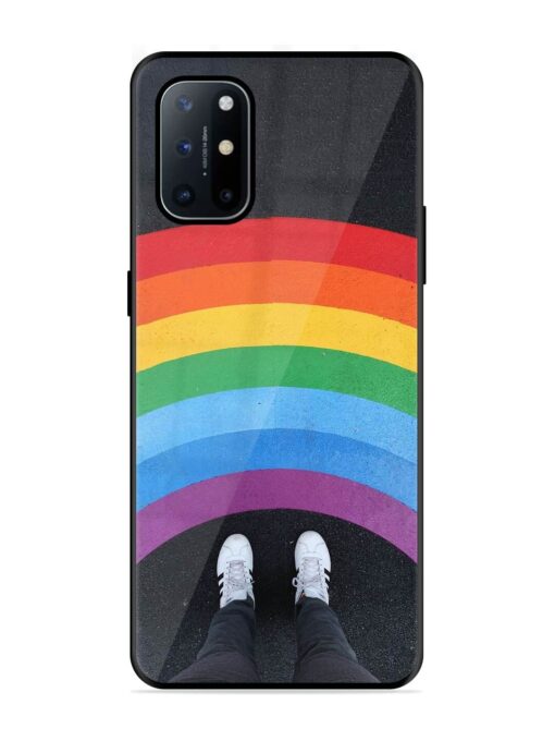 Legs Rainbow Glossy Metal TPU Phone Cover for Oneplus 8T (5G) Zapvi