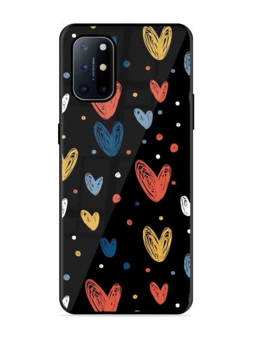 Happy Valentines Day Glossy Metal TPU Phone Cover for Oneplus 8T (5G) Zapvi