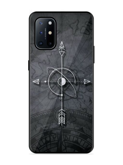 Lighting Cross Glossy Metal Phone Cover for Oneplus 8T (5G) Zapvi