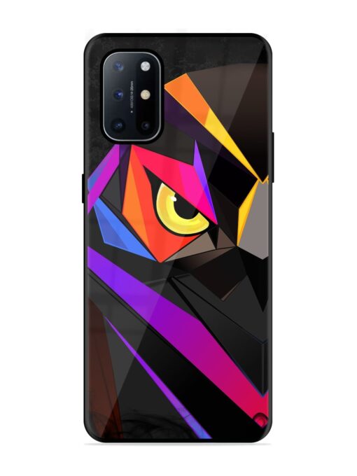 Wpap Owl Glossy Metal Phone Cover for Oneplus 8T (5G) Zapvi