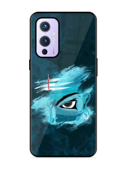 Lord Shiva Glossy Metal Phone Cover for Oneplus 9 (5G) Zapvi