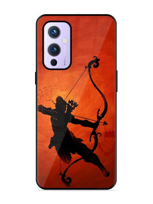 Illustration Lord Rama Glossy Metal Phone Cover for Oneplus 9 (5G) Zapvi