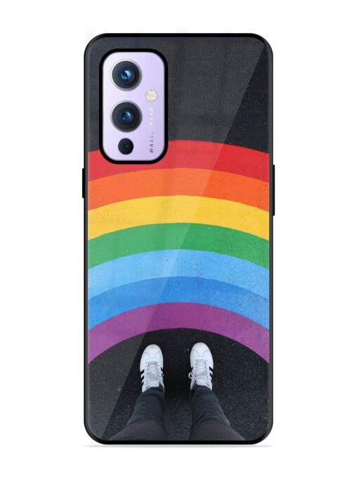 Legs Rainbow Glossy Metal TPU Phone Cover for Oneplus 9 (5G) Zapvi