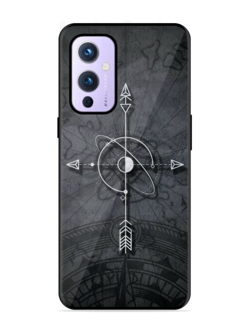 Lighting Cross Glossy Metal Phone Cover for Oneplus 9 (5G) Zapvi