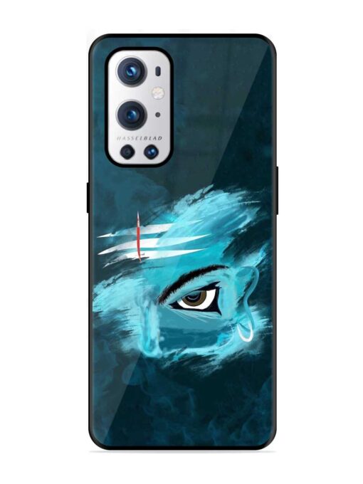 Lord Shiva Glossy Metal Phone Cover for Oneplus 9 Pro (5G) Zapvi