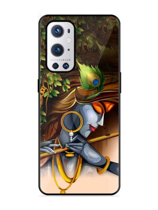 Krishna Glossy Metal Phone Cover for Oneplus 9 Pro (5G) Zapvi