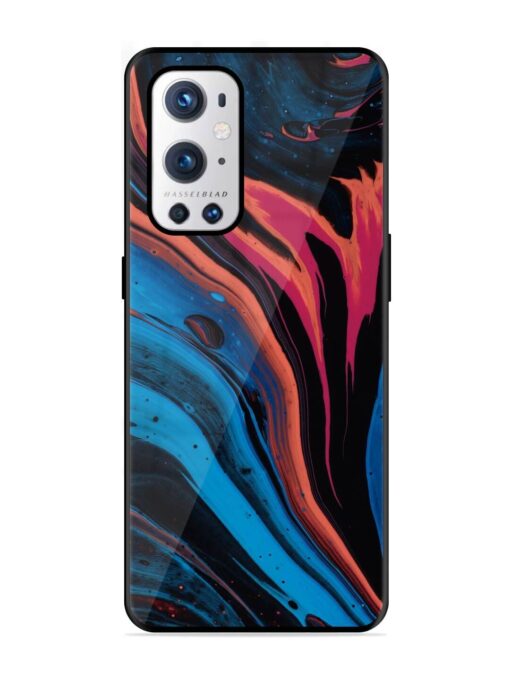 Liquefied Art Glossy Metal TPU Phone Cover for Oneplus 9 Pro (5G) Zapvi