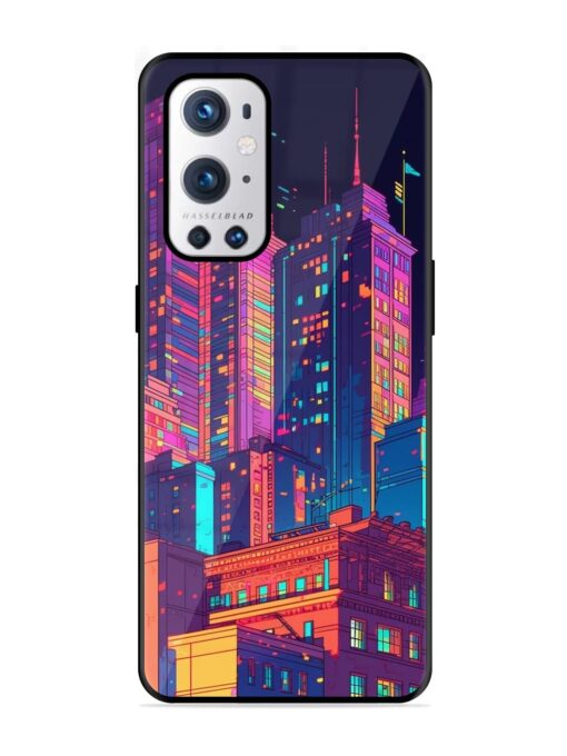 City View Glossy Metal Phone Cover for Oneplus 9 Pro (5G) Zapvi