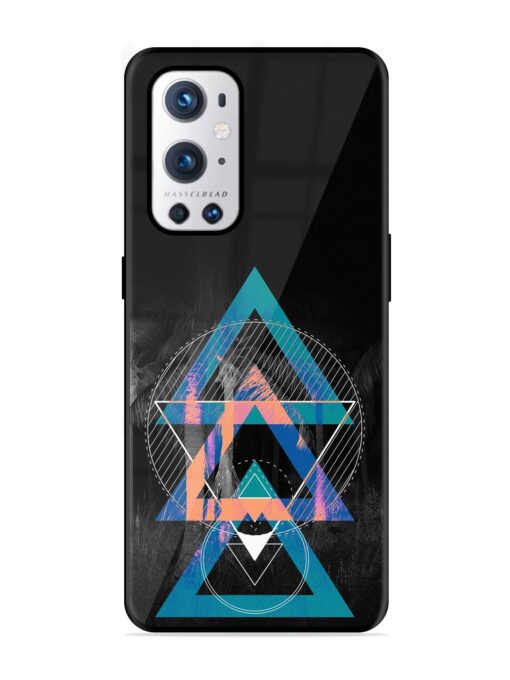 Indie Cross Glossy Metal Phone Cover for Oneplus 9 Pro (5G) Zapvi