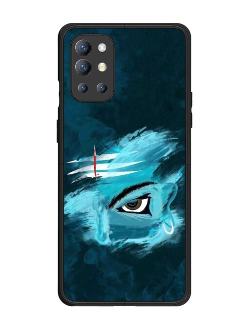 Lord Shiva Glossy Metal Phone Cover for Oneplus 9R (5G) Zapvi