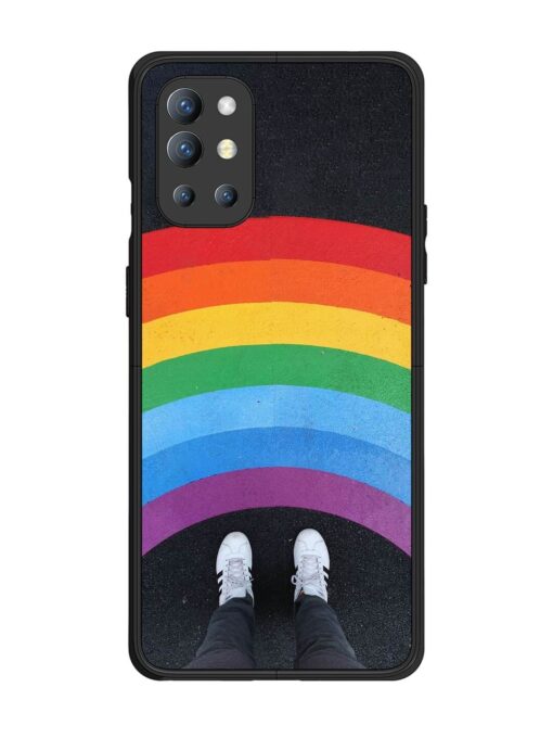 Legs Rainbow Glossy Metal TPU Phone Cover for Oneplus 9R (5G) Zapvi