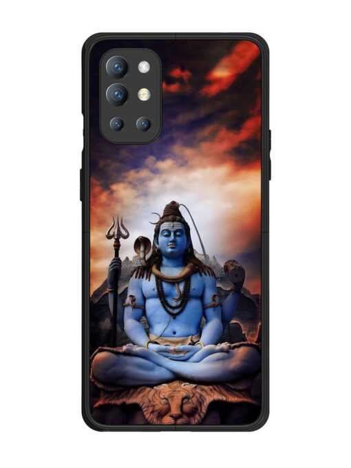 Jai Jai Shiv Glossy Metal Phone Cover for Oneplus 9R (5G) Zapvi