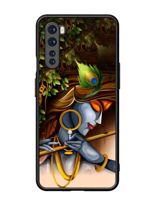 Krishna Glossy Metal Phone Cover for Oneplus Nord Zapvi