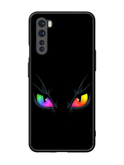 Cat Eyes Glossy Metal Phone Cover for Oneplus Nord Zapvi