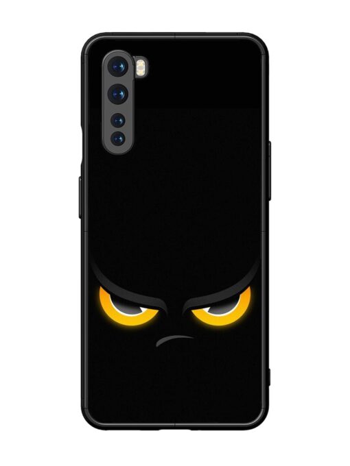 Scary Yellow Eye Glossy Metal TPU Phone Cover for Oneplus Nord Zapvi