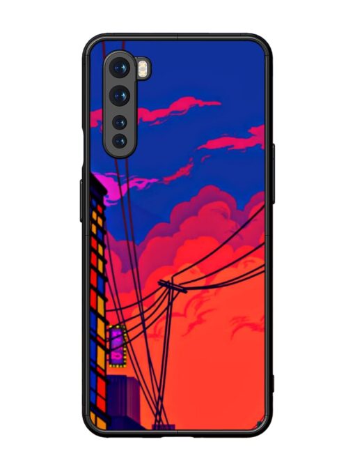 Sky At Morning Glossy Metal Phone Cover for Oneplus Nord Zapvi