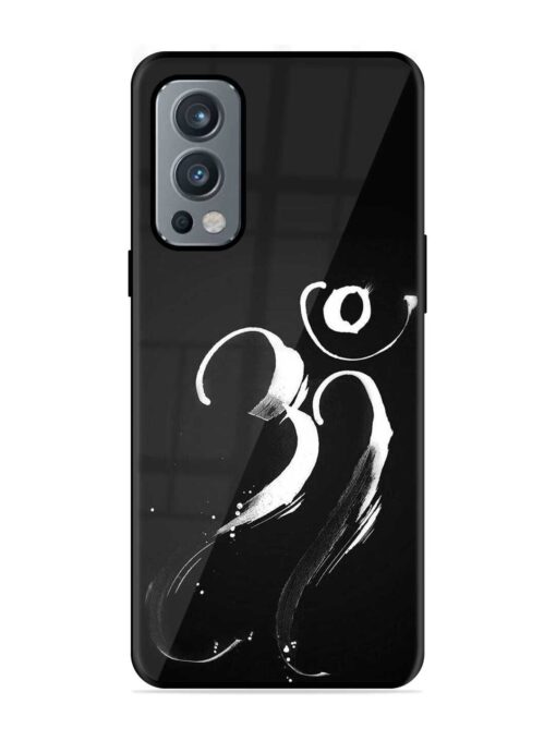 Om Logo Glossy Metal Phone Cover for Oneplus Nord 2 (5G) Zapvi