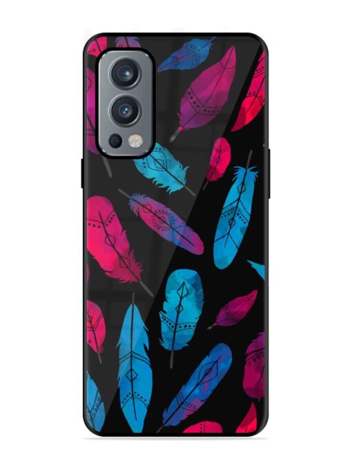 Feather Art Glossy Metal Phone Cover for Oneplus Nord 2 (5G) Zapvi