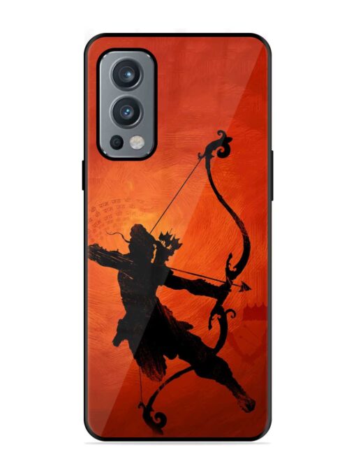 Illustration Lord Rama Glossy Metal Phone Cover for Oneplus Nord 2 (5G) Zapvi