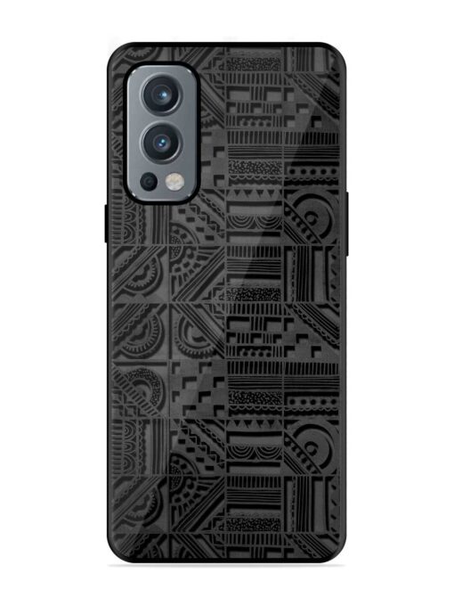 Seamless Pattern Glossy Metal Phone Cover for Oneplus Nord 2 (5G) Zapvi