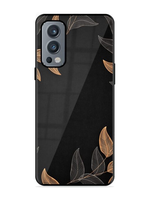 Foliage Art Glossy Metal Phone Cover for Oneplus Nord 2 (5G) Zapvi