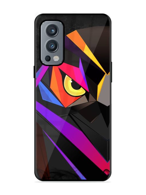 Wpap Owl Glossy Metal Phone Cover for Oneplus Nord 2 (5G) Zapvi