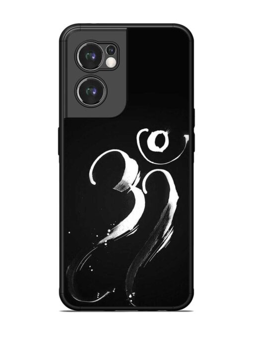 Om Logo Glossy Metal Phone Cover for Oneplus Nord Ce 2 (5G) Zapvi