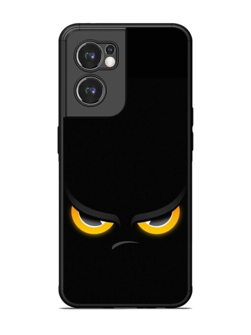 Scary Yellow Eye Glossy Metal TPU Phone Cover for Oneplus Nord Ce 2 (5G) Zapvi