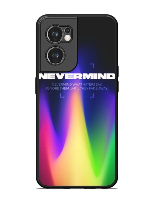 Nevermind Glossy Metal Phone Cover for Oneplus Nord Ce 2 (5G) Zapvi