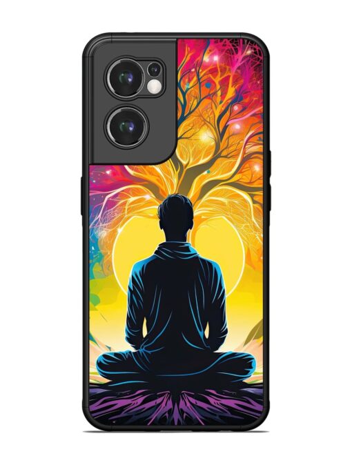 Mind Colourful Glossy Metal Phone Cover for Oneplus Nord Ce 2 (5G) Zapvi