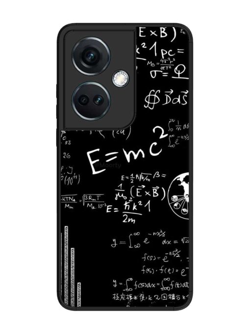 E=Mc2 Mass?Energy Equivalence Glossy Metal Phone Cover for Oneplus Nord Ce 3 (5G) Zapvi