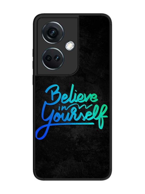 Believe In Yourself Glossy Metal Phone Cover for Oneplus Nord Ce 3 (5G) Zapvi