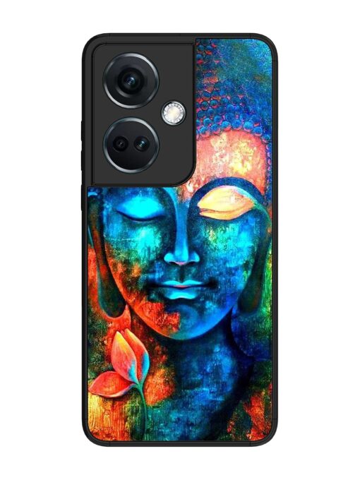 Buddha Painting Glossy Metal Phone Cover for Oneplus Nord Ce 3 (5G) Zapvi