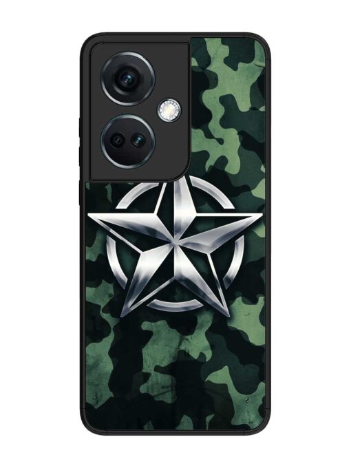 Indian Army Star Design Glossy Metal Phone Cover for Oneplus Nord Ce 3 (5G) Zapvi