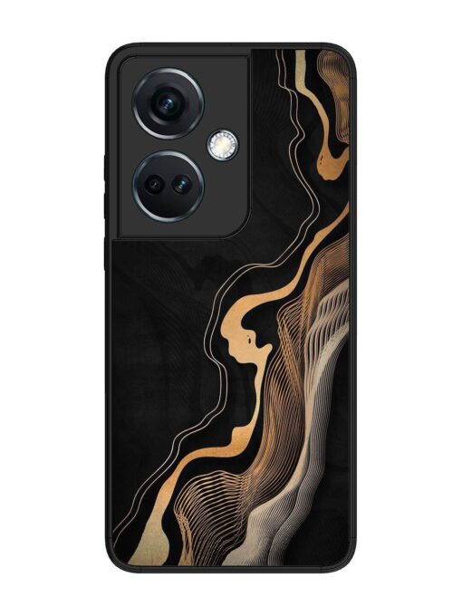 Abstract Art Glossy Metal TPU Phone Cover for Oneplus Nord Ce 3 (5G) Zapvi