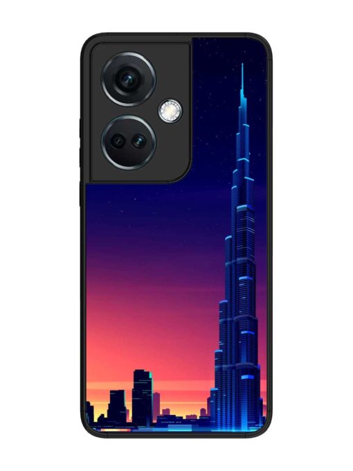 Burj Khalifa Abstract Glossy Metal Phone Cover for Oneplus Nord Ce 3 (5G) Zapvi