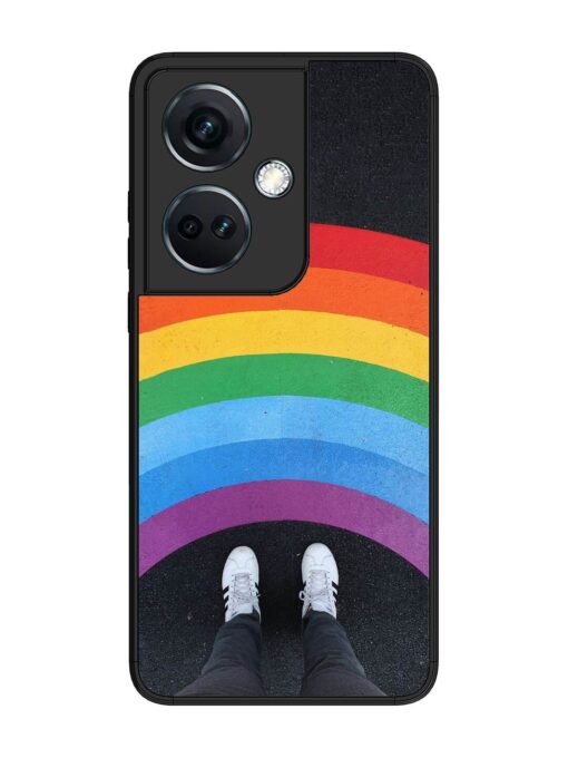 Legs Rainbow Glossy Metal TPU Phone Cover for Oneplus Nord Ce 3 (5G) Zapvi