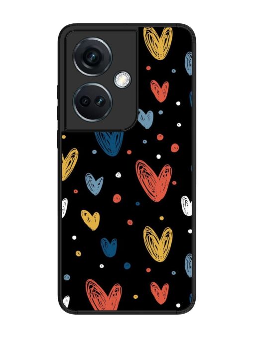 Happy Valentines Day Glossy Metal TPU Phone Cover for Oneplus Nord Ce 3 (5G) Zapvi