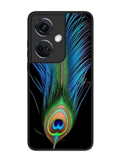 Peacock Feather Glossy Metal TPU Phone Cover for Oneplus Nord Ce 3 (5G) Zapvi